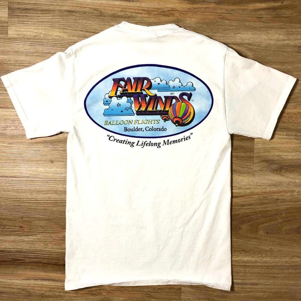 Vintage Boulder Colorado Air Ballon Crew T-shirt S